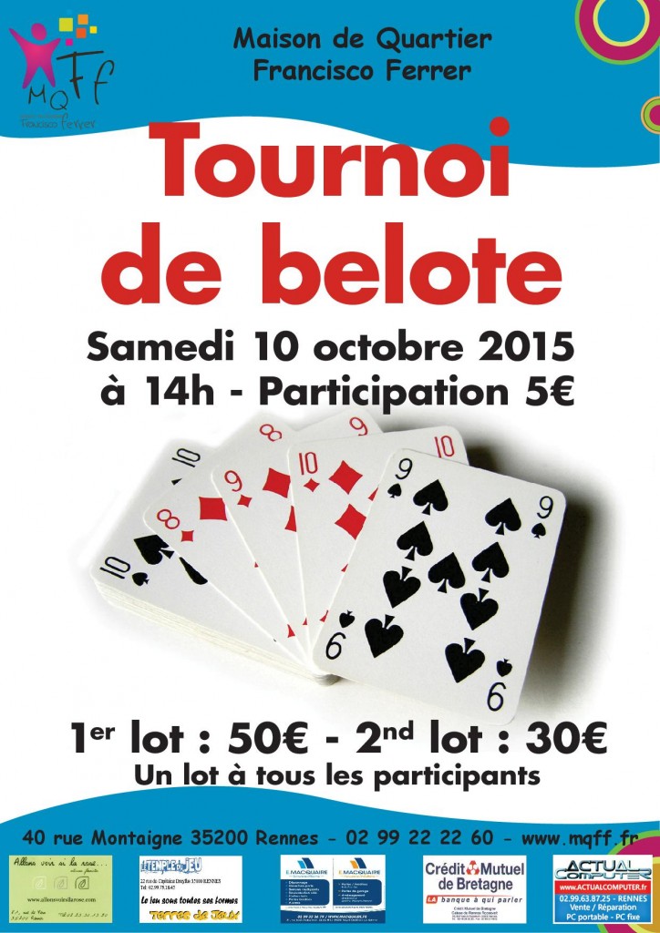 2015 10 10 Tournoi Belote