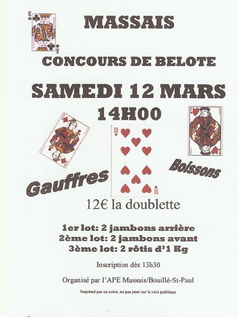 concours de belote