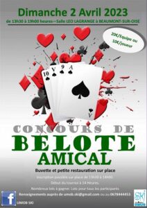 Affiche Belote 2023c